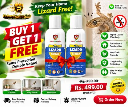 Lizard Repellent Spray  🔥 BUY 1 GET 1 FREE  Get 2 Bottles for ₹499